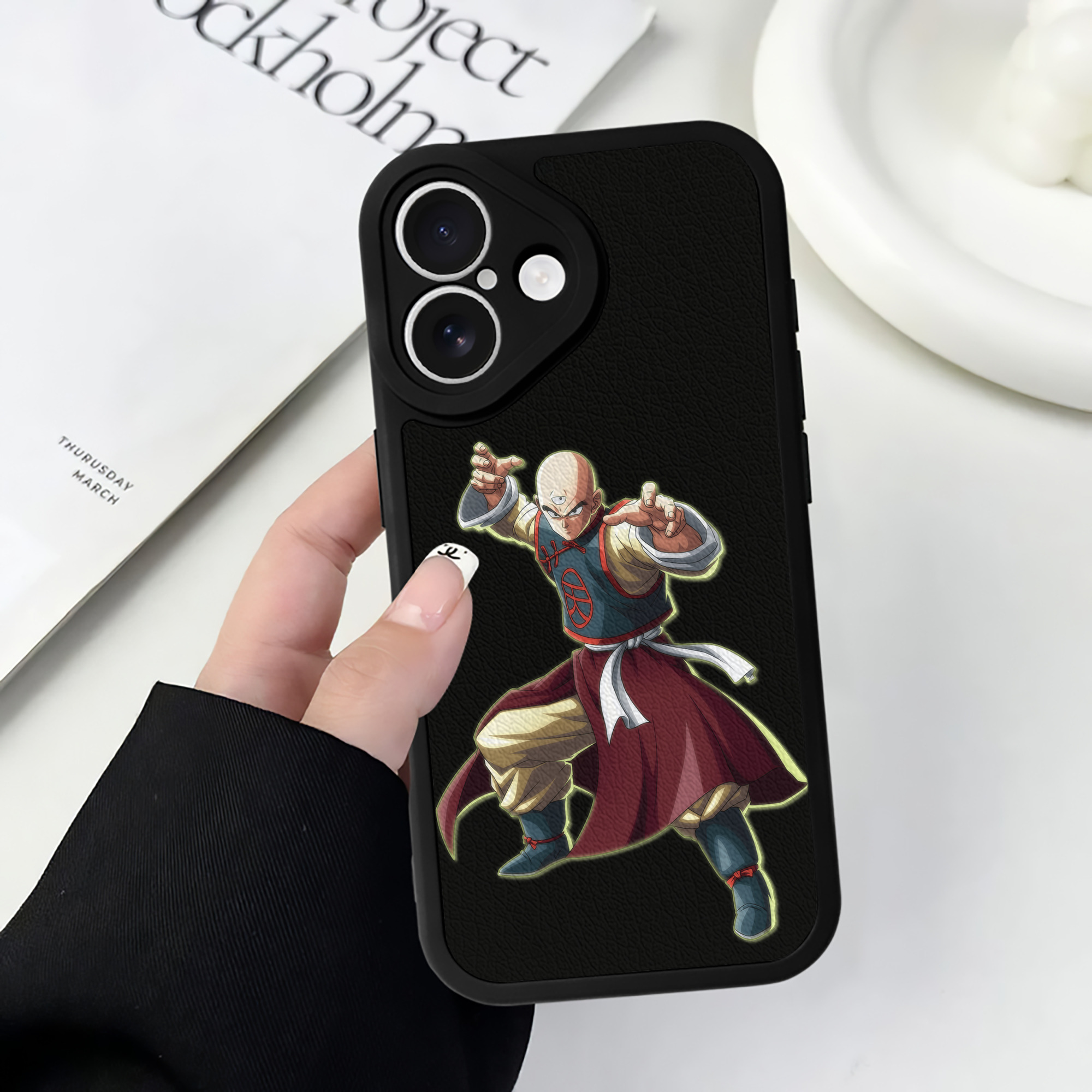 （画像用） ドラゴンボール DRAGON BALL 【iPhone 16シリーズ対応】シリコンスマホケース（レザー調） 材質：シリコン